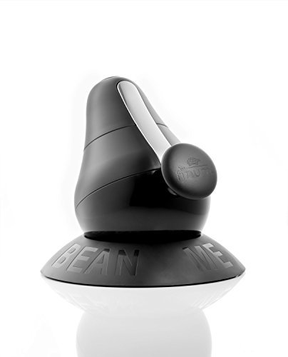 Finum BEAN ME UP Moulin à café manuel avec 2 cônes de broyage en céramique - Moulin à café réglable en finesse pour tous les grains - Moulin pour café & espresso - noir