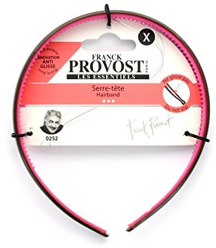 Franck Provost Haarreif, rutschfest, aus Silikon, 2 Stück, zufällige Farbe