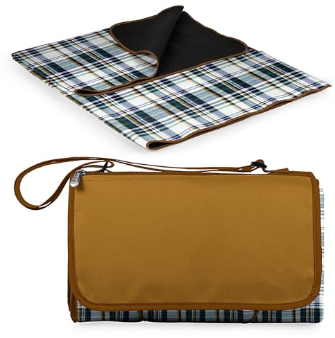 PICNIC TIME Picknick Zeit Outdoor Picknickdecke XL, blau gestreift, English Plaid, XL