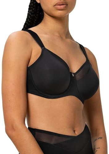 Triumph Womens True Shape Sensation W01 Minimizer Bra, Black, 34E UK