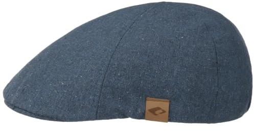 CHILLOUTS Shelton Hat, Schiebermütze aus 100% Baumwolle, Herren Flat Cap, S-M, blau