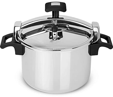 BOJ Schnellkochtopf CLASSIC, 18/10 Edelstahl, 1mm Dicke (Ø 24cm, 6L)