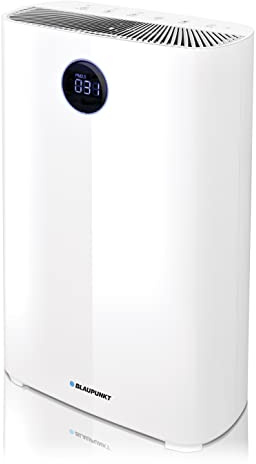 BLAUPUNKT UVirus Killer, Luftreiniger, 310 m3/h, H13 HEPA-Filter, UV-C Lampe, für Räume bis 48 m2, Beseitigung von Staub, Viren, Bakterien, weiß