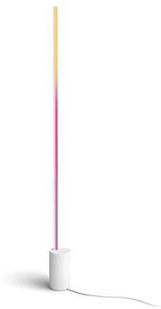 Philips Hue Gradient Signe Floor Lamp White 1800 lm, 16 Million Colours and Colour Gradients, Dimmable, Controllable via App, Compatible with Amazon Alexa (Echo, Echo Dot)
