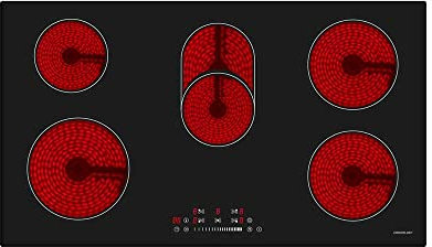 Cookology CET901 Ceramic Hob with Multiple Cooking Zones – Black