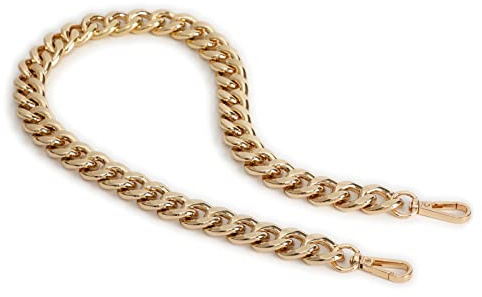 Xiazw 66 cm Schöne Kette Taschenkette Geldbörsen Riemen Schultergurt Taschengurt Ersatz für Taschen Handtaschen (Roségold)