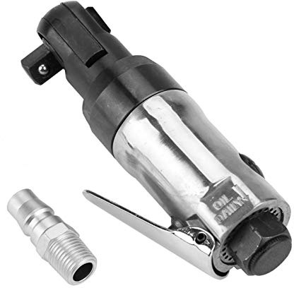 llave de carraca Neumática 1/4 pulg. 3/8 pulg. Opcional Herramienta Profesional 300 Rpm Agarre Cómodo (1/4)