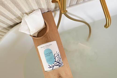 Relais Thalasso Cosmétique® Bain Lacté Marin – Ressourçant et relaxant-4 sachets infusions – Eau de mer atomisée + Sucres protecteurs– Naturalité : 88%