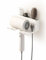MidingChai Porta Phone Bagno da Muro Adesivo, Porta Asciugacapelli, Supporto per Asciugacapelli per Bagno 2 Scomparti e Portacavi (16*6.5*12.6CM)