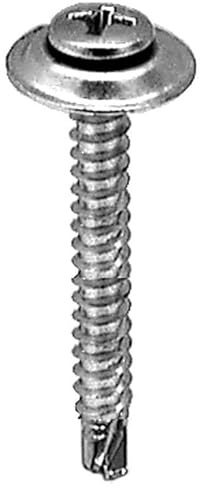 Auveco # 11452#8-18 X 1-1/4 Phl Oval Countersunk Washer SEMS Tek - Chrome. Qty 50.