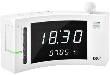 Humantechnik DS-2 Licht- & Blitzwecker für Schwerhörige & Senioren