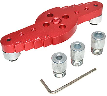 Körner Locator Holzbearbeitung Bohren Guide Jig Loch 6mm-10mm Dübeln Aluminium Legierung Für Zimmerei Werkzeug