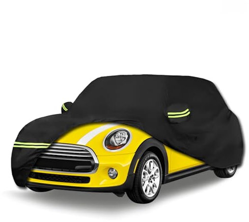 Outdoor Car Cover for mini Classic 1997-2000,Outdoor Full Car Cover All Weather with Door Zipper for Waterproof Windproof Sun Rain Snow Protection