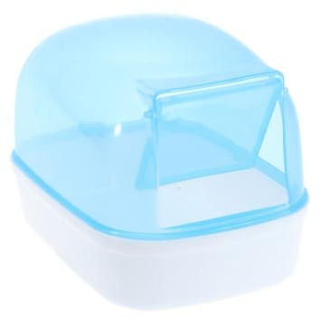 UPKOCH Bañera de Plástico para Hámster, Lavabo Abierto, Azul