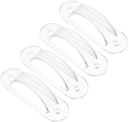 TOPPERFUN 4 Stück Lichtschalter Schutzabdeckungs Transparent Kunststoff Kindersicherer Wandschalterschutz Für Wippschalter Steckdosenabdeckung Wohnzimmer Haushalt