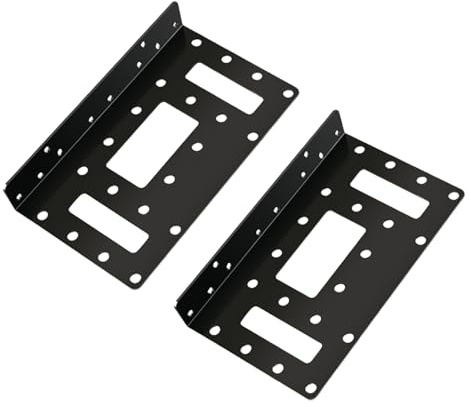 LfrXtra Home - Marco de metal de 6,35 cm y 8,9 cm, montaje interno para disco duro de computadora, convertidor de escritorio, soporte adaptador de almacenamiento