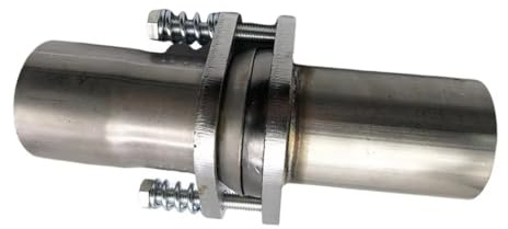 Auto Tubo Scarico Acciaio Kit Di Riparazione Per Flangia Triangolare Di Scarico Universale Da 3 Pollici OD Auto Tubo Scarico