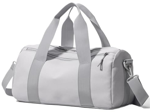 Reseträning Fitness Sport Gymväska Skofack Rese Yogaväska for Män Kvinnor(Gray)
