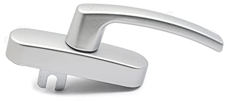Poignée de fenêtre en PVC avec loquet de verrouill Poignée de porte et fenêtre en PVC, alliage verrouillable, fourche de changement de vitesse, arc multicolore(3001)