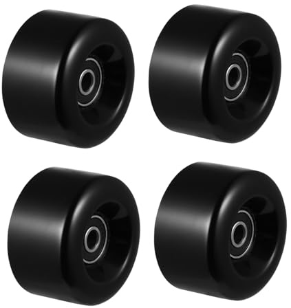 Gatuida 4stücke Verschleißfeste Pu Skateboard Räder Mit Doppelreihenlagern Langlebige Rollschuhe Räder Für Anfänger Skate Zubehör Für Rampen Asphalt Und Beton