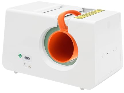 JAYEUW Tassenpresse Automatische Hitzepresse Tumbler Presse für 11oz Becher 3 Temperaturanpassung 160/180/200℃ & 2 Timer 200s/300s DIY Tassen Transferpresse für Hause