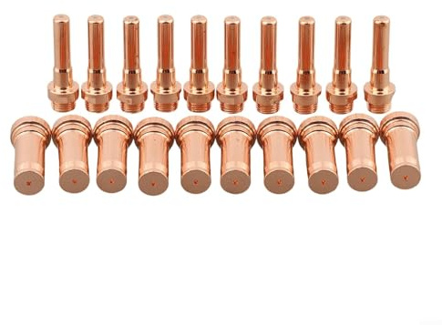 CP90 Plasmabrenner Verbrauchsmaterialien 20 Stück C1368 Elektrode C1848 1 2 mm Spitze 50 70 A zur Verwendung mit Cebora CP91 Plasmaschneidgeräten