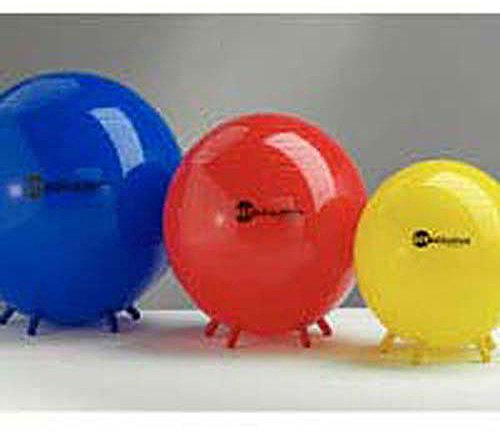 Gymnastikball Standard Sitzball Ø 65 cm Blau | Sitzball aus robustem PVC, belastbar bis 400 kg, für Therapie, Sport und Büro