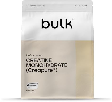 Bulk Pure Series™ Creapure® Creatine Monohydrate 1kg, Verpackung Kann Variieren | 200 Portionen