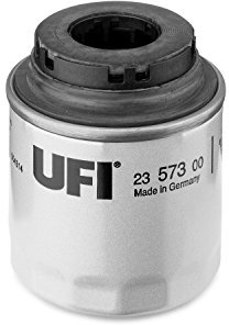 UFI Filters, Filtro de Aceite 23.573.00, Filtro de Aceite de Recambio, Apto para Coches, Apto para Modelos de Audi, Seat, Skoda y Volkswagen