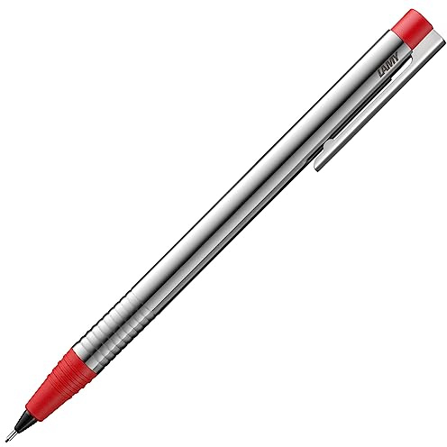 Lamy logo matt red Druckbleistift in Strichbreite 0,7 mm | Lamy Druckbleistift mit hoher Funktionalität & Gehäuse aus robustem Edelstahl – Bleistift mit Feinstrichmine M 40