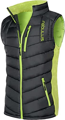 Nebulus Weste Revival Herren (Model: P4736 - Herren, schwarz - Lime; Größe: XL) FBA