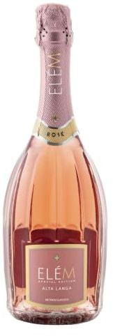 ELÃˆM Alta Langa DOCG Rosè Klassische Methode Pas Dosè -Schaumwein trocken - Piedmont Wein Roséchampagner (1 x 0.75l)