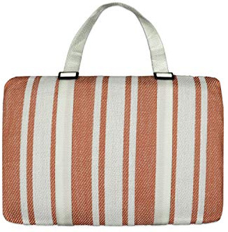 jilda-tex Picknickdecke Chillout Campingdecke XXL Chillout Matte 200x200 cm Strandmatte wasserdicht sandfest (Chillout-Korall)