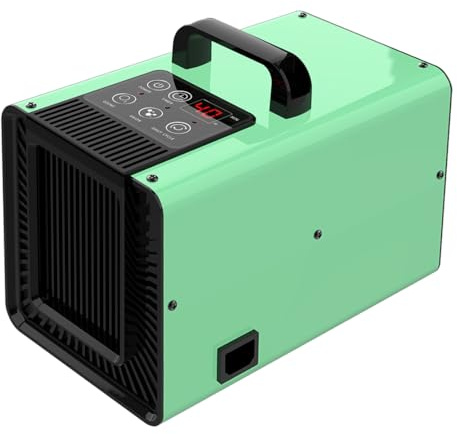 Purificatore d'aria digitale AIRAS 2in1 10.000mg/h Generatore di ozono e ioni negativi, Macchina ad ozono con funzione di ciclo giornaliero, Rimuovi odori di fumo Eliminatore di odori per casa e auto