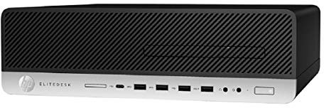 HP EliteDesk 800 G5 8th gen Intel® Core i7 i7-8700 16 GB DDR4-SDRAM 512 GB SSD Black SFF PC, 3.2 GHz, Windows 10 Pro (Renewed)