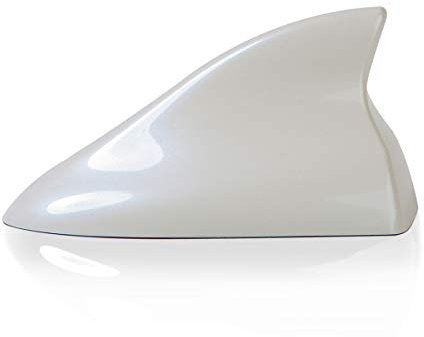 Ramble- Shark Antennen Cover Auto Radio Haiflossenantenne Replacement for Toyota RAV4 (Pearl White)