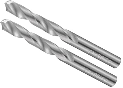 CoCud Brocas carburo sólido, 3,95mm Diámetro, K35 Tungsteno Carburo Precisión Mini Torsión Brocas Brocas - (Aplicaciones: para Acero Inoxidable Aleación Metal), 2uds