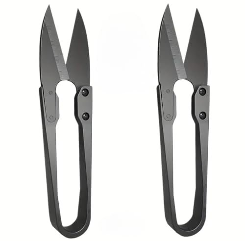 Trimmschere Federschere 2er Pack Edelstahl Buds Rosenschere Ernteschere Mini Schere Gartenschere 2er Set