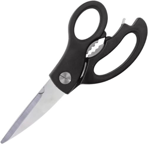 Ciseaux de Cuisine Professionnel, Ciseaux de cuisine Ciseaux de cuisine Ciseaux de cuisine for viande, herbes, outils de cuisine, accessoires (couleur : noir) ciseaux à volaille,