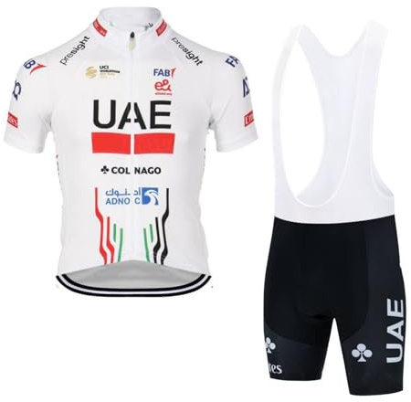 SGCIKER 2023 Herren Pro Team Radtrikot Set, Kurzarm Fahrrad bekleidung Lätzchen Kurzsets Gel Paddad