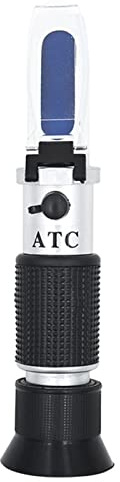 Refraktometer 3 In 1 Handheld 0-100% Salzgehalt Aquarium Pool ATC Automatische Refraktometer 1,000-1,070 SG Salz Meerwasser salinometer for Wasser Test