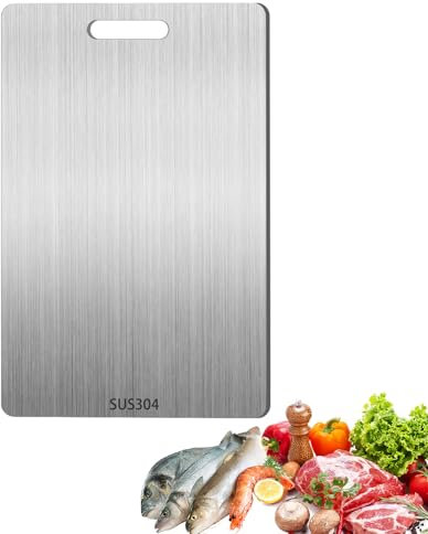 Titanium Chopping Board, Multifunctional Titanium Chopping Board, Pure Titanium Food Grade Chopping Board to Ensure the Original Taste of Ingredients
