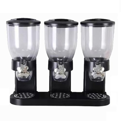 IUokLU Distributeur de céréales Triple scellé pour comptoir Distributeur de Bonbons pour Aliments secs Machine pour la Maison/Le Bureau collations céréales，A-44 * 35cm