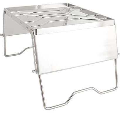 Campfire Grill Grate, Camping Gear Stainless Steel Stove Stand Rack, Foldable Picnic Pot Bracket, Multifunctional Stove Rack with 10KG Loading Camp Fire Grill for Camping
