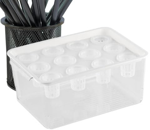 Betta Aquarium, Aquaponic Pflanzer und Aquarium,Pflanzen Pflanzgefäß - Betta Fischtankpflanzen Stecklinge Propagationsstation für Desktop -Dekorationen