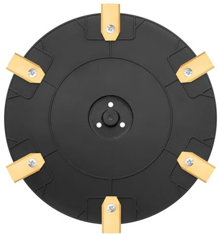 [Utrustning] Knivtallrik 6 stycken blad kompatibla med Gardena Sileno Life, Sileno Plus, R100Li, R130Li, R160Li, robotgräsklippare, robotgräsklippare, snurrskiva