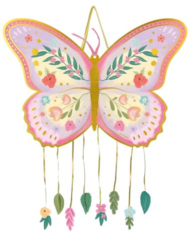 OH YEAH - Piñata de Cumpleaños Grande de Mariposa de 47 x 39 cm - Decoración Fiestas Infantiles Niño y Niña - Piñatas Grandes para Rellenar con Juguetes y chuches.