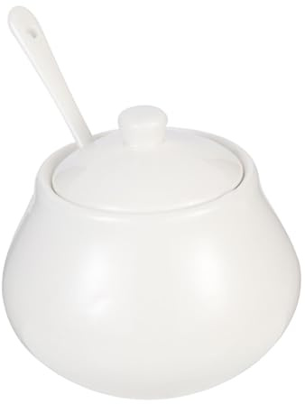 HOLIDYOYO Sucrier Céramique Récipient De Stockage Pour Bar à Café Pot à Sucre Pour Assaisonnement De Cuisine