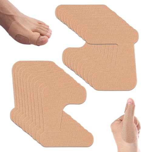 KEMUZ 20 Piezas Rodilleras Precortadas, Parches Musculares, Rodilleras Con Comodidad Perfecta, Cinta Fisioterapéutica Impermeable Y Elástica Para El Dolor De Rodilla,Vendaje Neuromuscular(Beige)