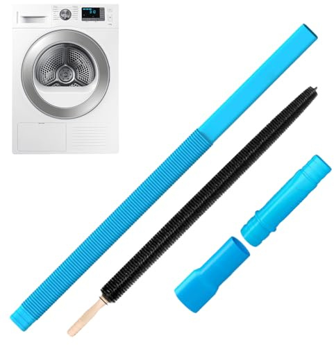 Dryer Air Inlet Cleaner | Hose with Cleaning Brush | Cleaning Kit for Weekly Maintenance of Washing Machine and Dryer for Home and Apartment